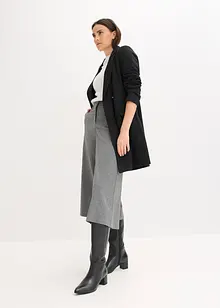 Trui met halflange mouwen, pailletten en glanzend garen, bonprix