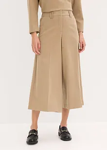 Broek met visgraatpatroon in wollook, bonprix