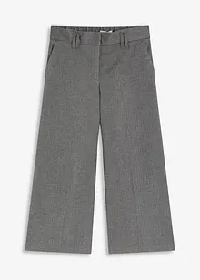 Broek met visgraatpatroon in wollook, bonprix