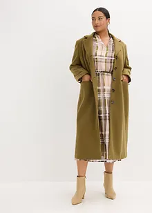 Chiffonjurk met een riem, bonprix