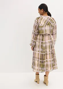 Chiffonjurk met een riem, bonprix