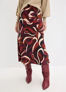 Midirok van soepel satijn, bonprix