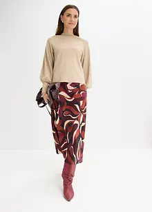 Midirok van soepel satijn, bonprix