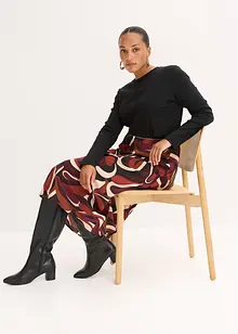 Midirok van soepel satijn, bonprix