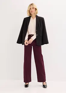 Chiffon blouse met ruches, bonprix