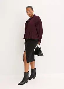 Shirt tuniek van gestructureerde jersey, bonprix