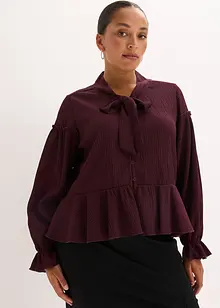 Shirt tuniek van gestructureerde jersey, bonprix