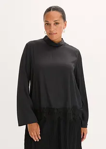 Blouse van soepel satijn, bonprix
