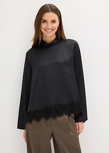 Blouse van soepel satijn, bonprix