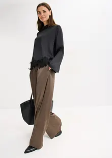 Blouse van soepel satijn, bonprix