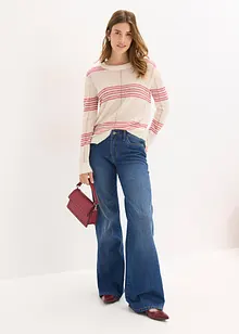 Trui met wol en alpaca, bonprix