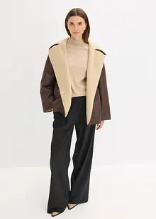 Jas van imitatielamsleer, bonprix