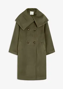 Jas in wollook met wijde kraag, bonprix