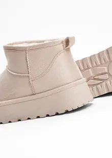 Gewatteerde plateau boots, bonprix