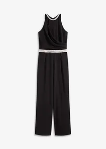 Jumpsuit van gestructureerde crèpe, bonprix