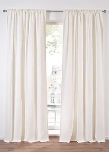Gordijn van biologisch katoen, normaal en extra lang (1 stuk), bonprix