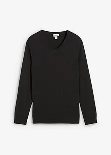 Fijngebreide trui met katoen, bonprix