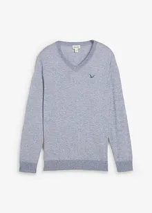 Fijngebreide trui met katoen, bonprix