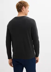 Fijngebreide trui met katoen, bonprix