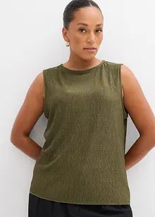 Blouse van gestructureerde crinkle, bonprix