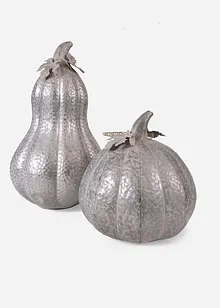 Decoratieve metalen pompoenen (set van 2), bonprix