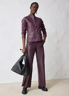 Leren jas van lamsnappa, bonprix