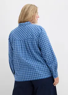 Geruite overhemdblouse van katoen, bonprix
