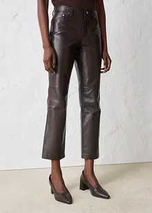 Leren broek van lamsnappa, bonprix