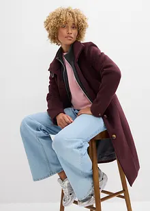 Lange winterjas in layerlook, bonprix