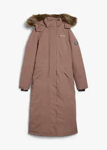 Lange outdoor jas met imitatiebont, waterdicht, bonprix