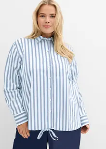 Oversized blouse van katoen, bonprix