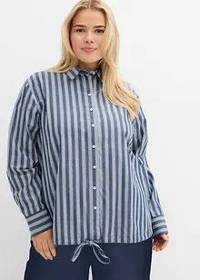 Oversized blouse van katoen, bonprix