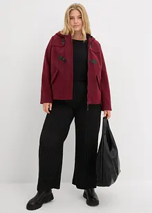 Houtje touwtje jas in wollen look, bonprix