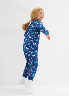 Pyjama onesie en poppen onesie van biologisch katoen (2-dlg. set), bonprix