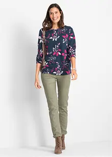 Longsleeve met bloemenprint, bonprix