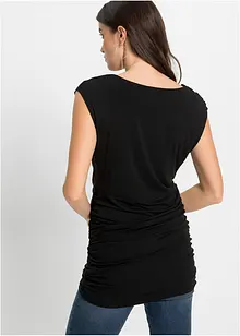 Longshirt met plooitjes, bonprix