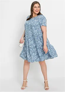 Mini jurk van soepele viscose, bonprix