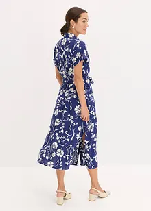 Gedessineerde overhemdjurk van viscose, bonprix