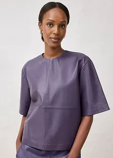 Leren tuniek van lamsnappa, bonprix