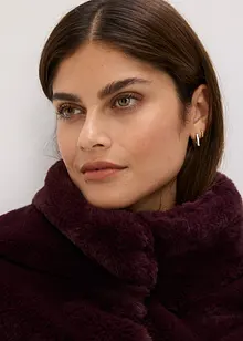 Lange jas van imitatiebont, bonprix