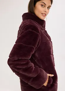 Lange jas van imitatiebont, bonprix