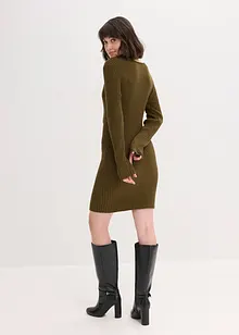 Gebreide jurk in een viscosemix, bonprix