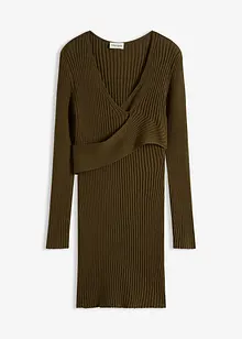 Gebreide jurk in een viscosemix, bonprix