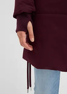 Lange, gewatteerde outdoor jas, waterafstotend, bonprix