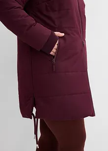 Lange, gewatteerde outdoor jas, waterafstotend, bonprix