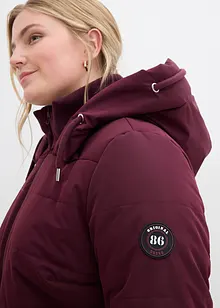 Lange, gewatteerde outdoor jas, waterafstotend, bonprix