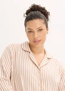 Geweven pyjama van flanel met cadeautasje (3-dlg. set), bonprix