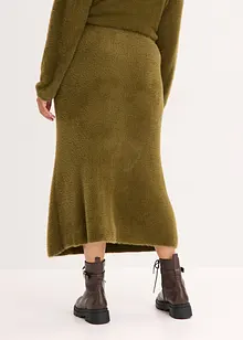 Gebreide rok van zachte verengaren, bonprix