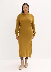 Gebreide jurk in een zachte viscosemix, bonprix