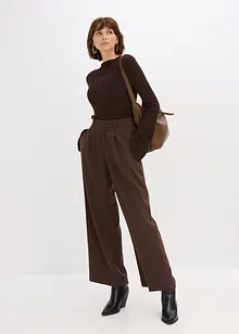 Semi-transparant gebreid shirt, bonprix